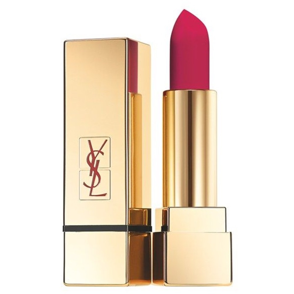 YVES SAINT LAURENT ~ ROUGE PUR COUTURE ~THE MATS LIPSTICK | #208 FUCHSIA FETICHE